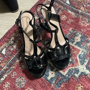 Black Aldo heels